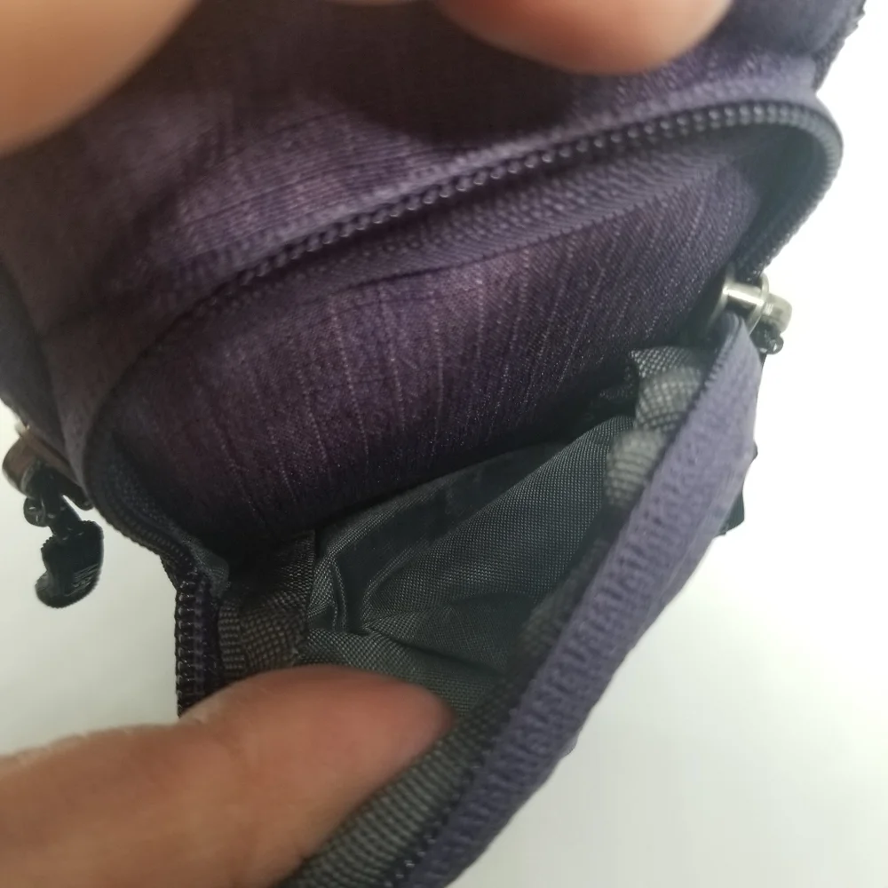 Mengar purple water-resistant arm band for running